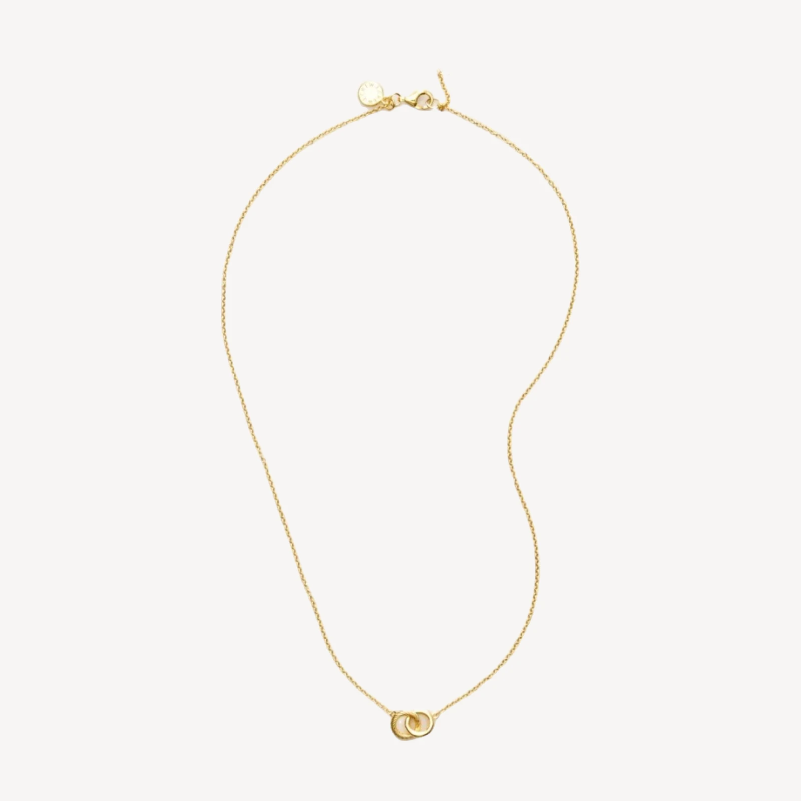18k gold vermeil door-knocker necklace