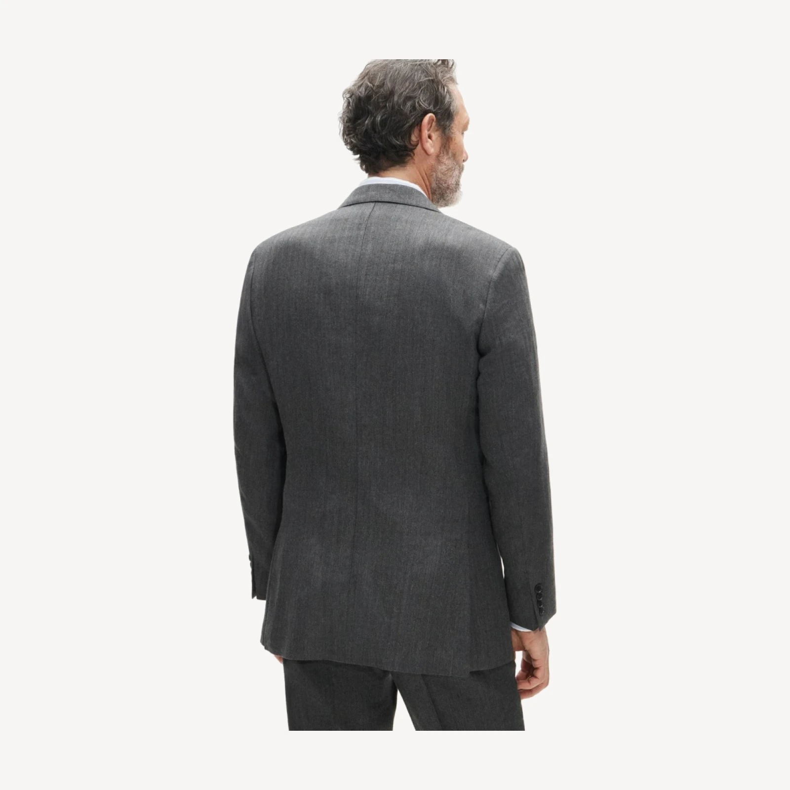Ludlow Slim-fit suit jacket in English wool-linen blend