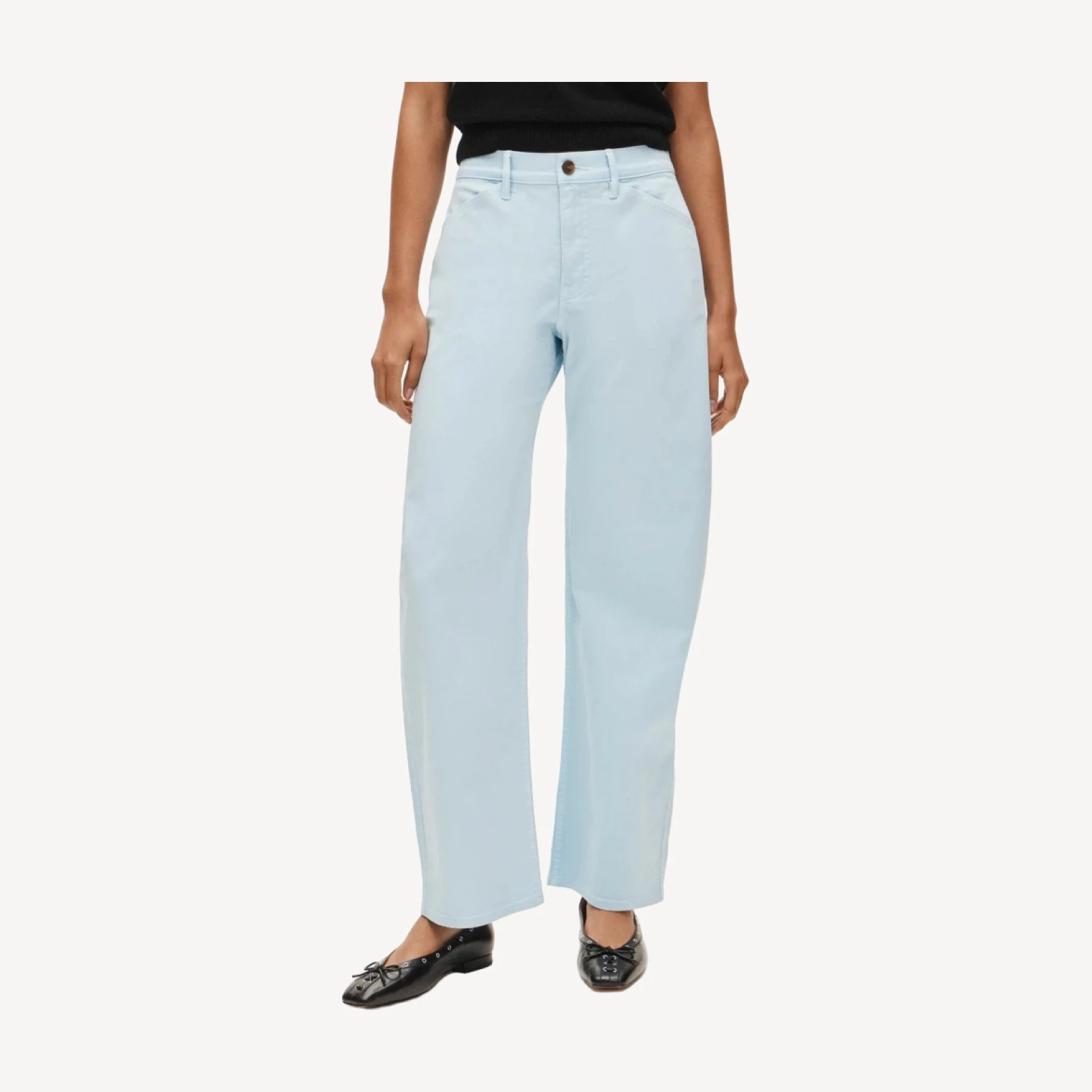 Tall Zoe barrel pant in chino