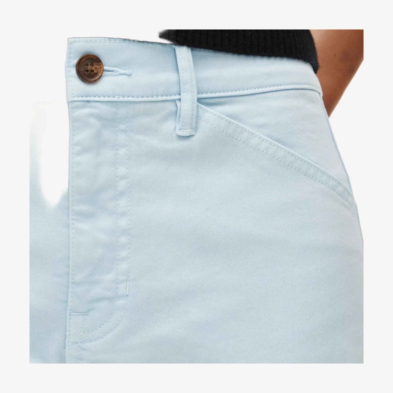 Tall Zoe barrel pant in chino