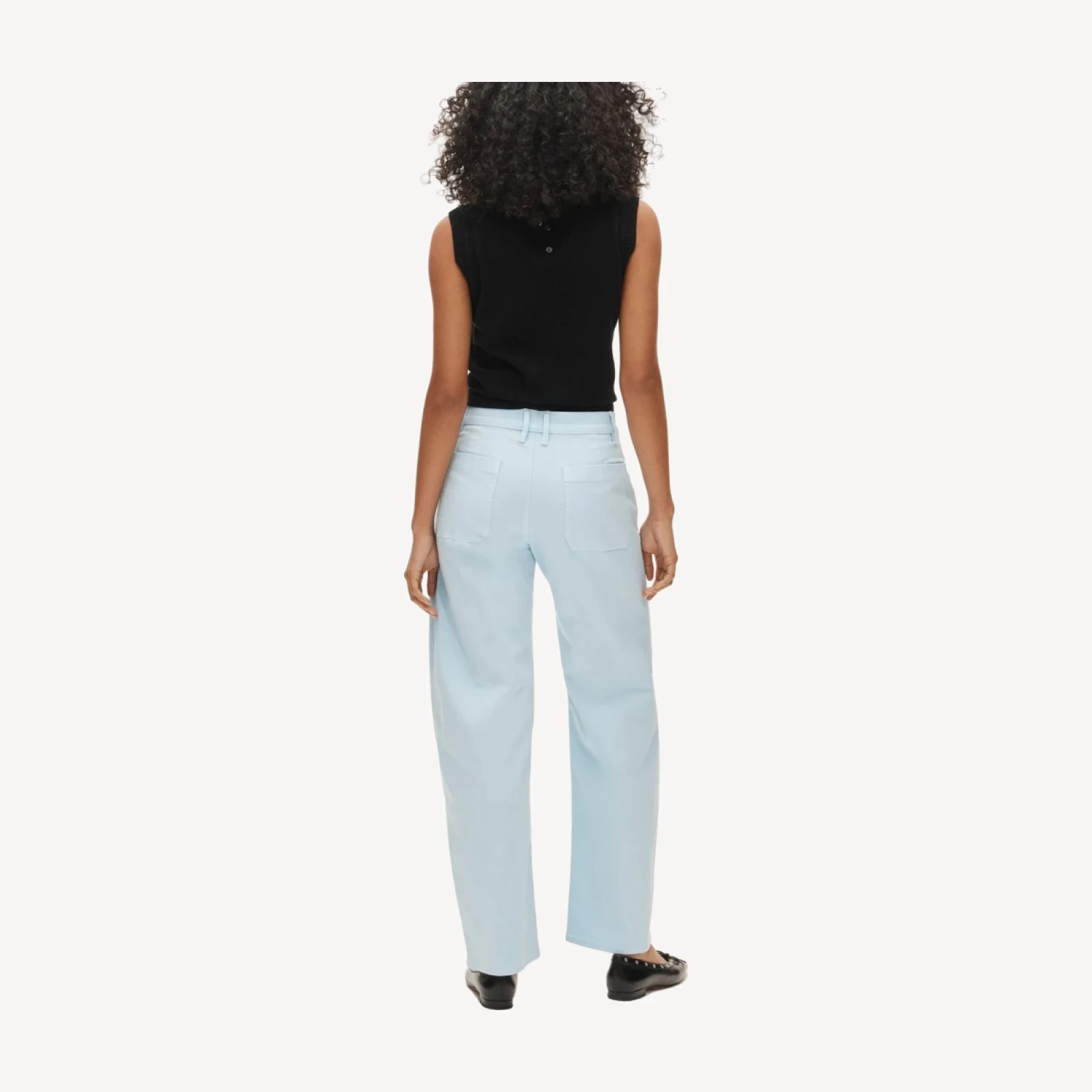 Tall Zoe barrel pant in chino