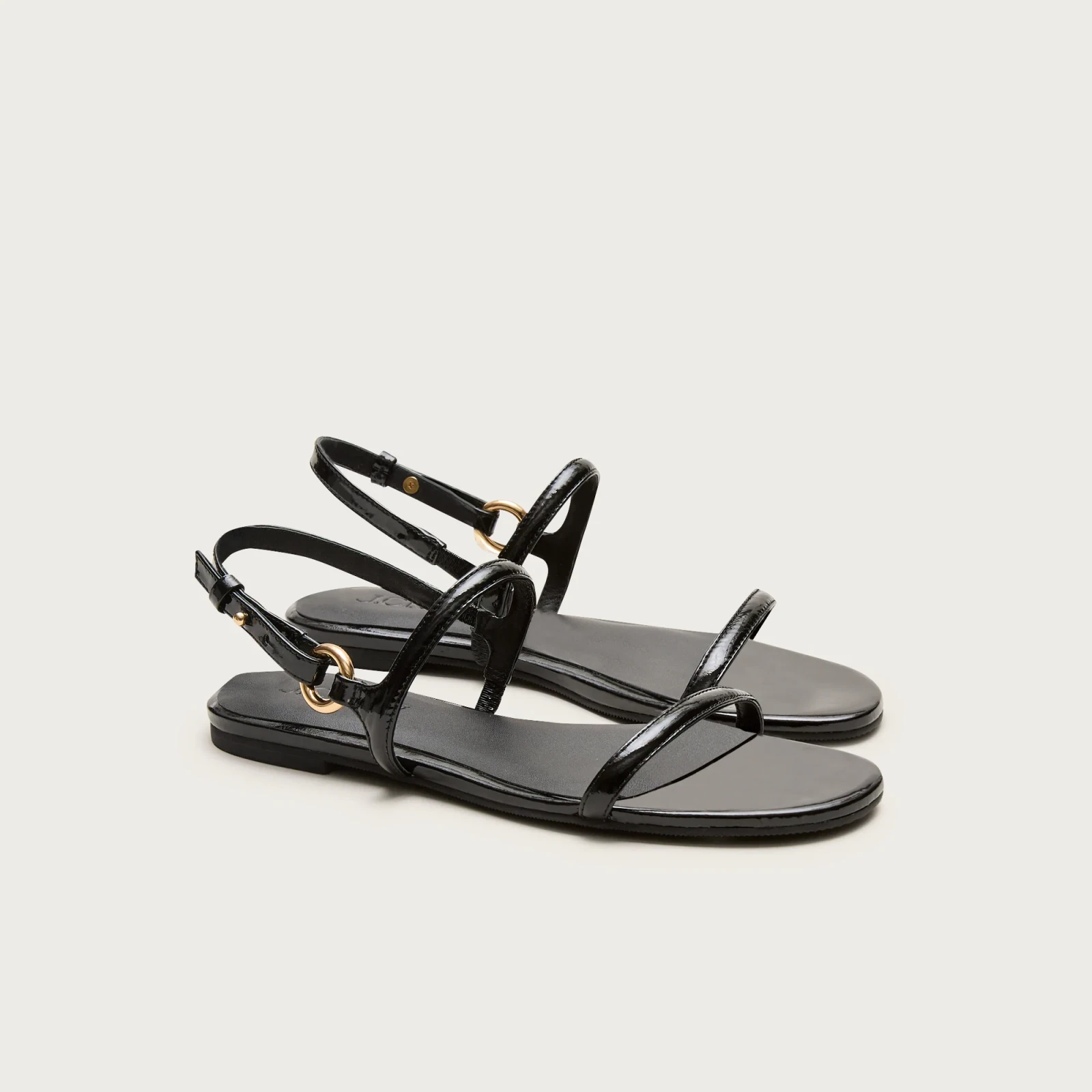 Audrey sandals in patent leather