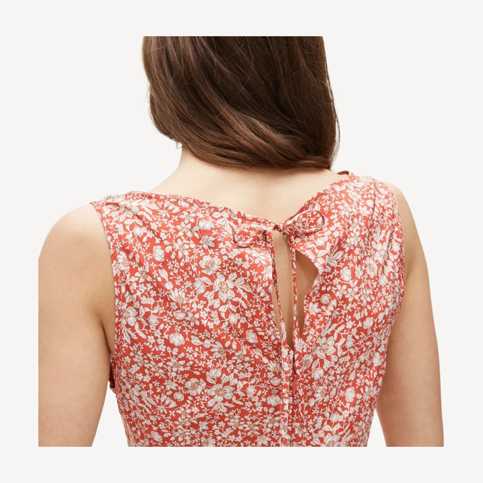 Bias-cut slip dress in Liberty® Lizzy floral fabric