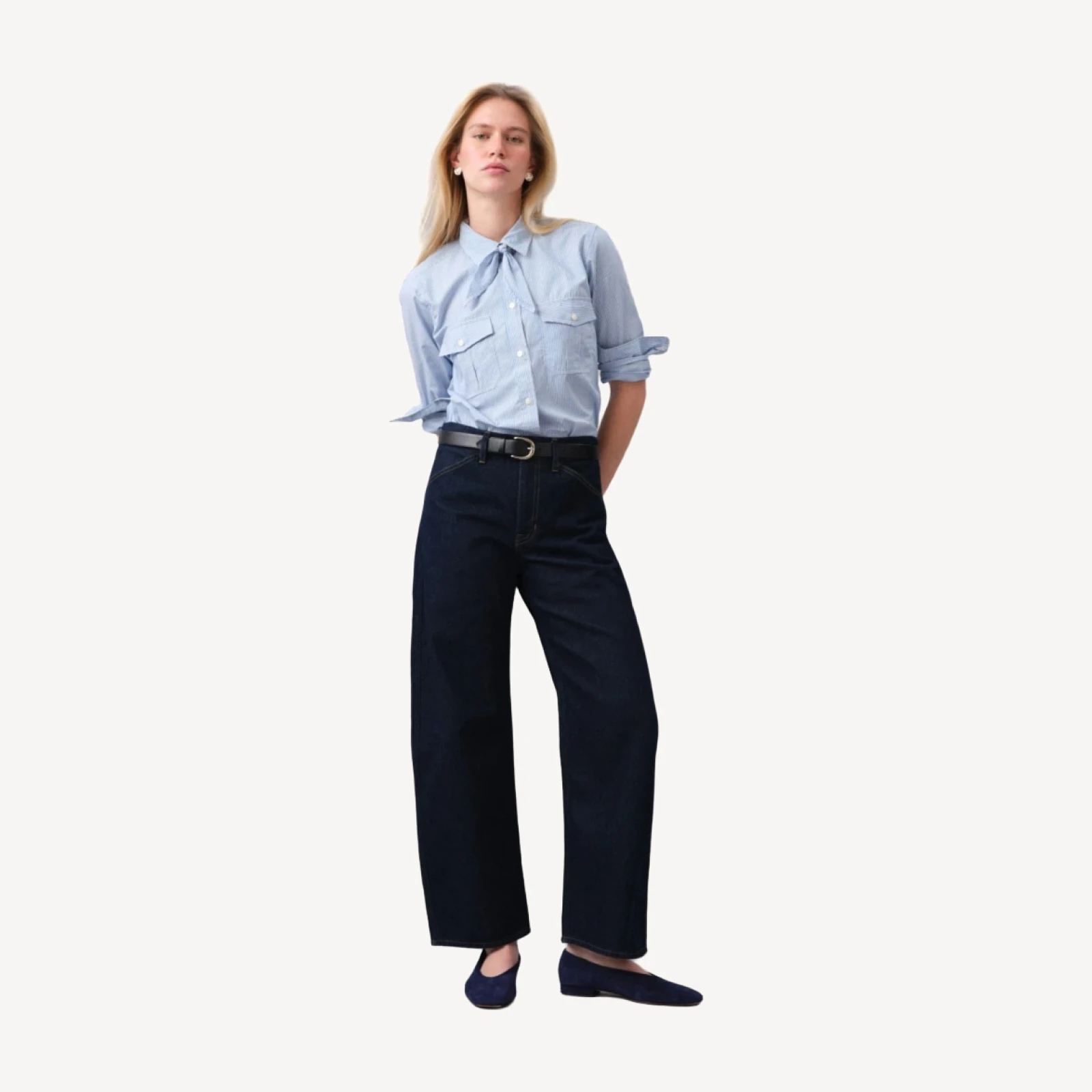 Zoe barrel jean