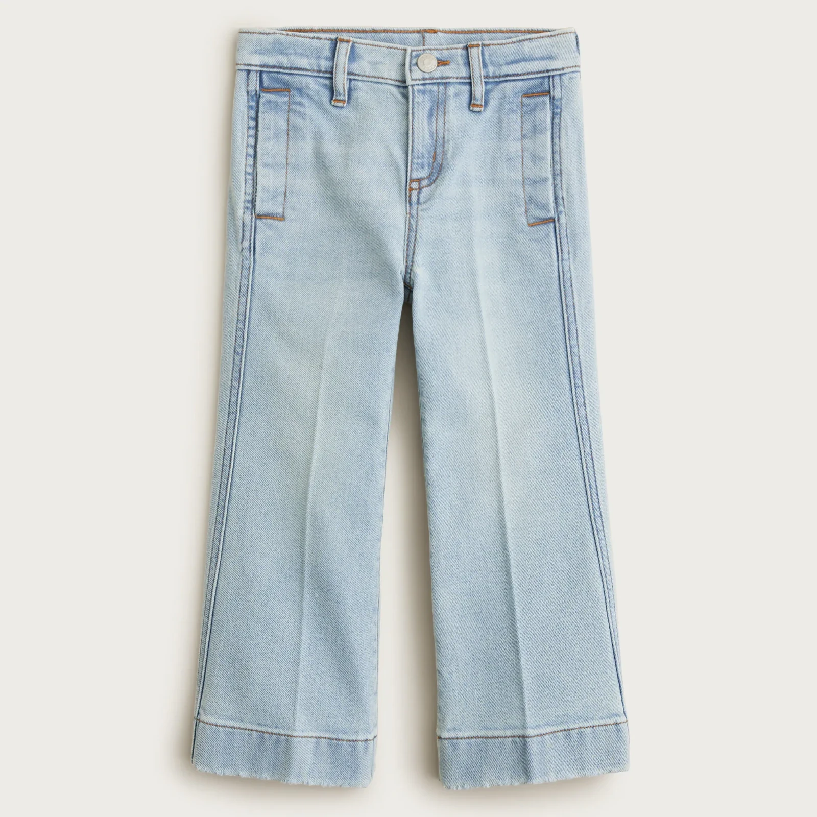 Girls' Sailor stretch denim trouser