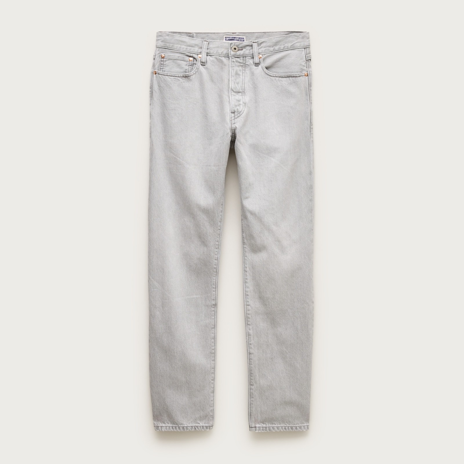 Wallace & Barnes Straight-fit jean in vintage light grey