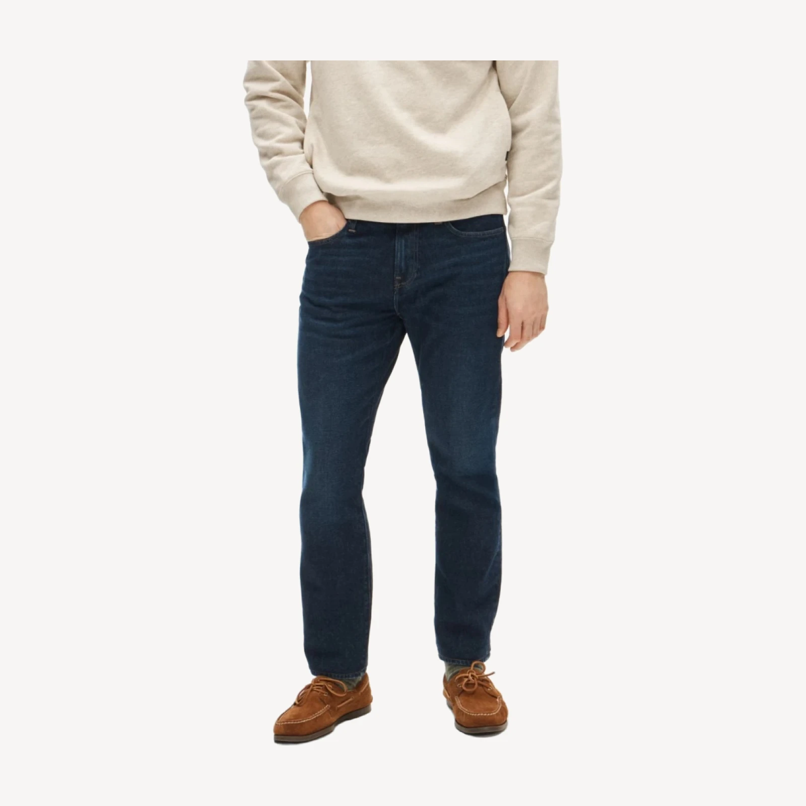 484 Slim-fit stretch jean in one-year wash