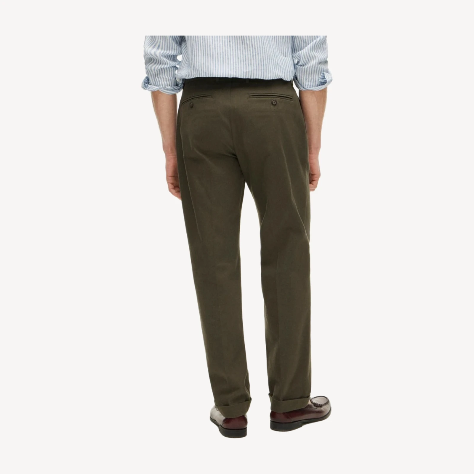 Mercer Classic-fit trouser in Italian stretch twill