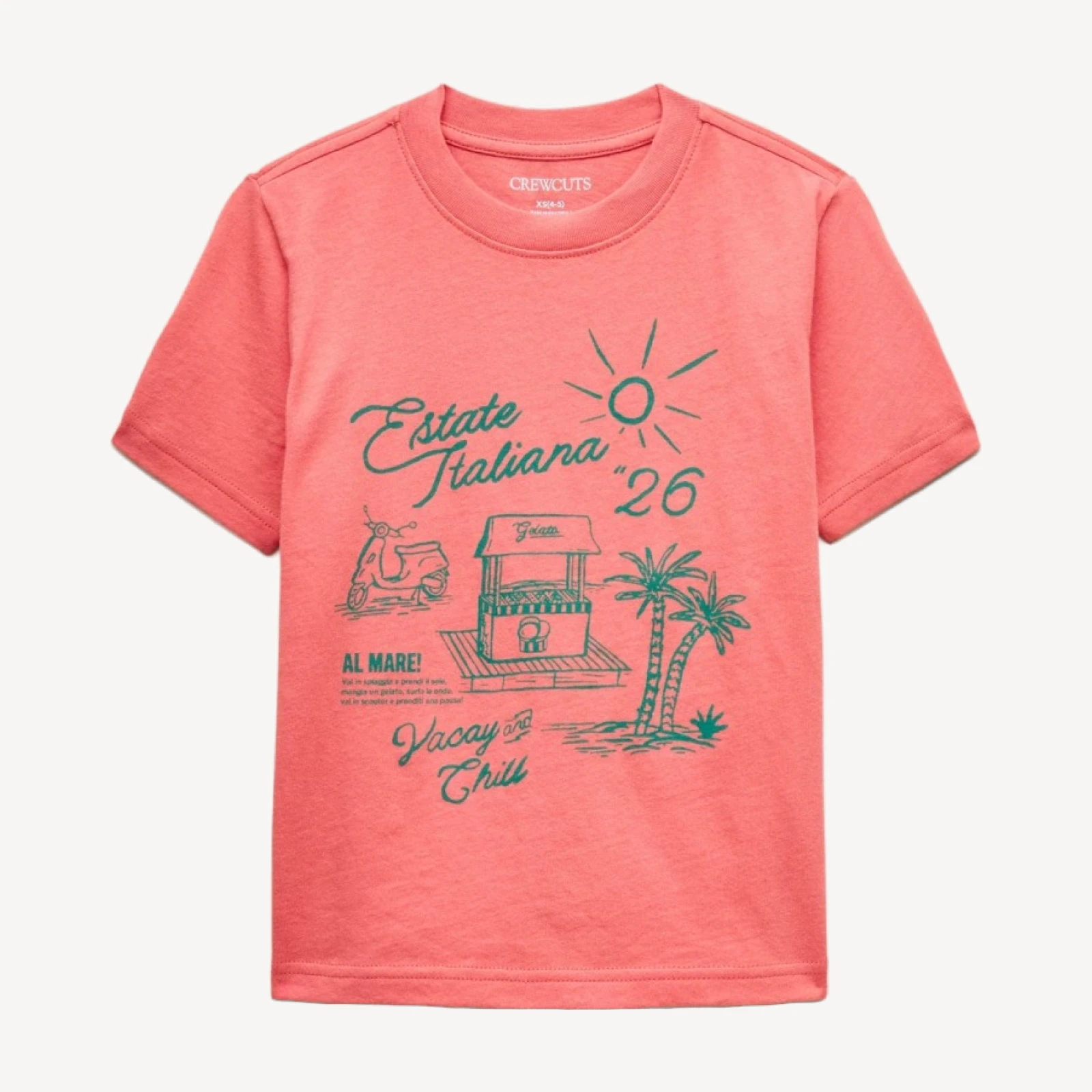 Kids' short-sleeve "Estate Italiana" graphic T-shirt