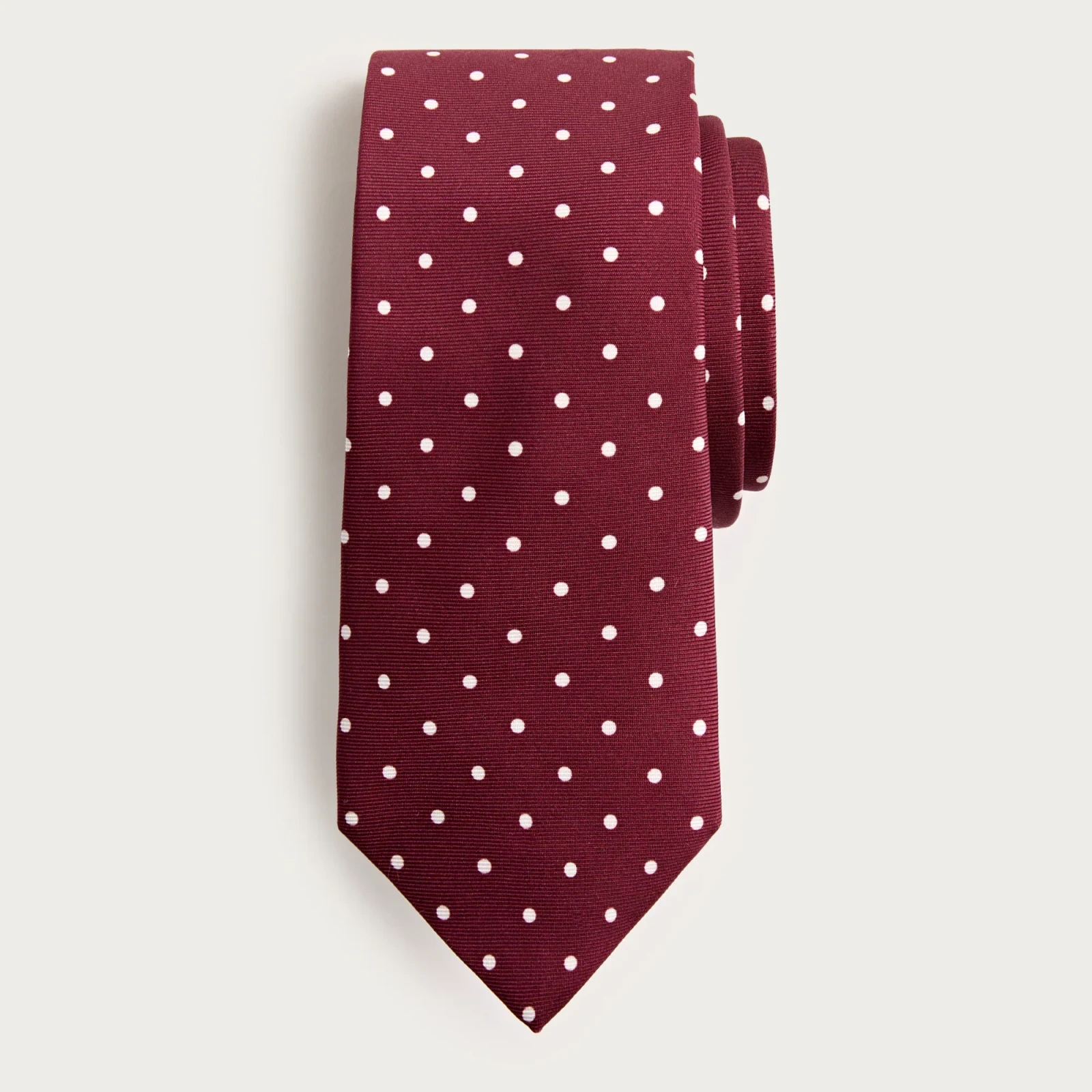 English silk dotted tie