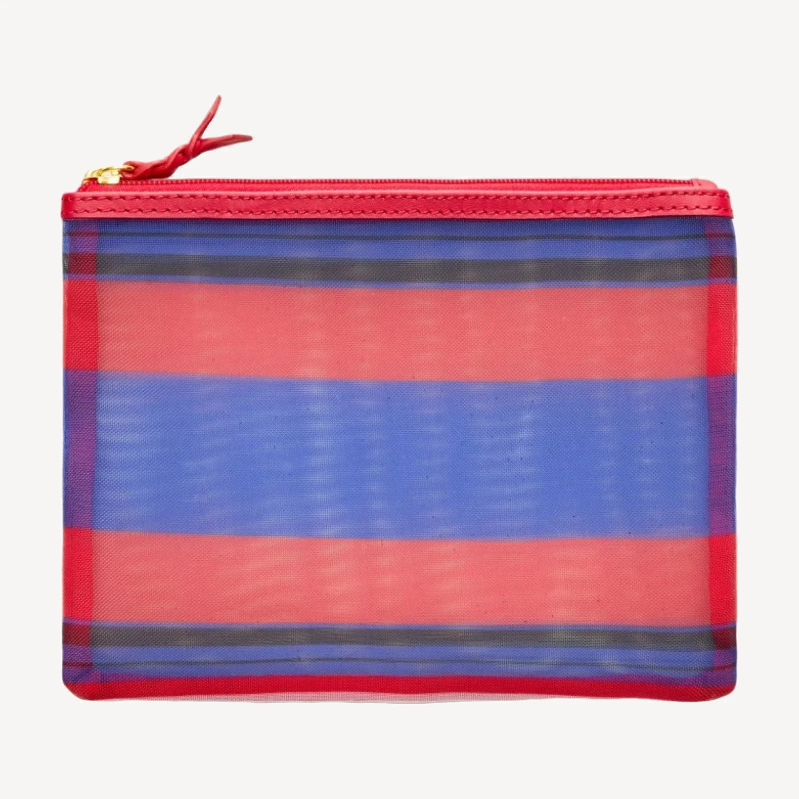 Large printed mesh pouch