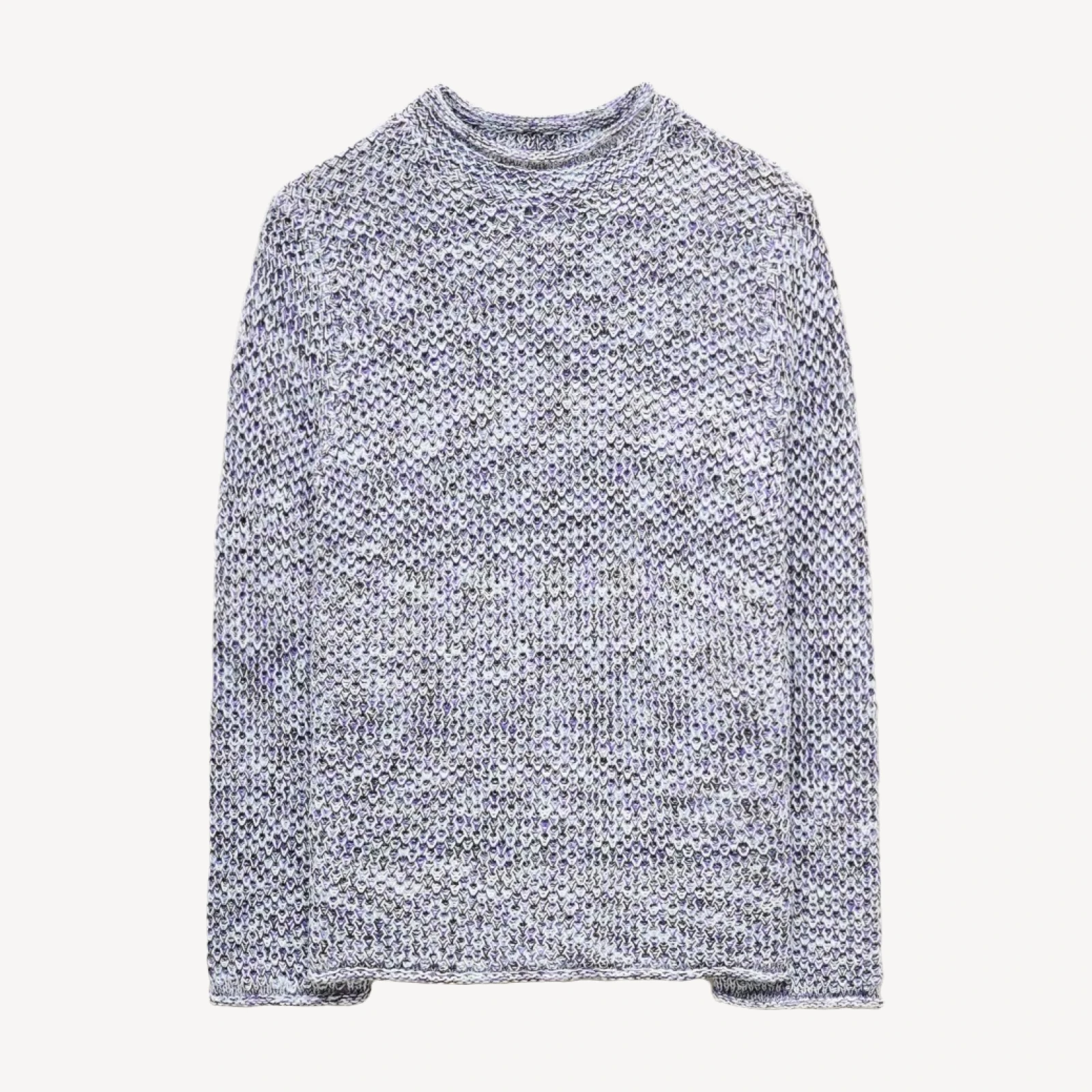 Space-dyed Rollneck™ sweater