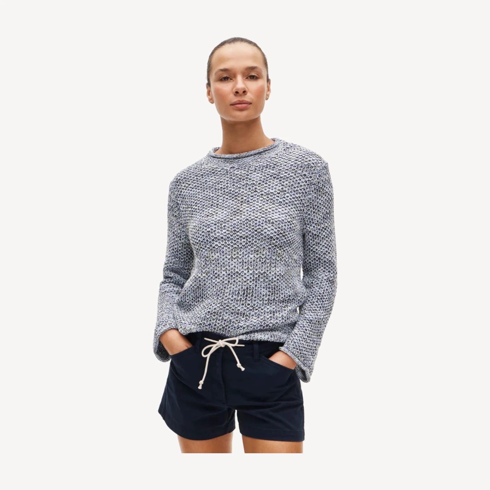 Space-dyed Rollneck™ sweater