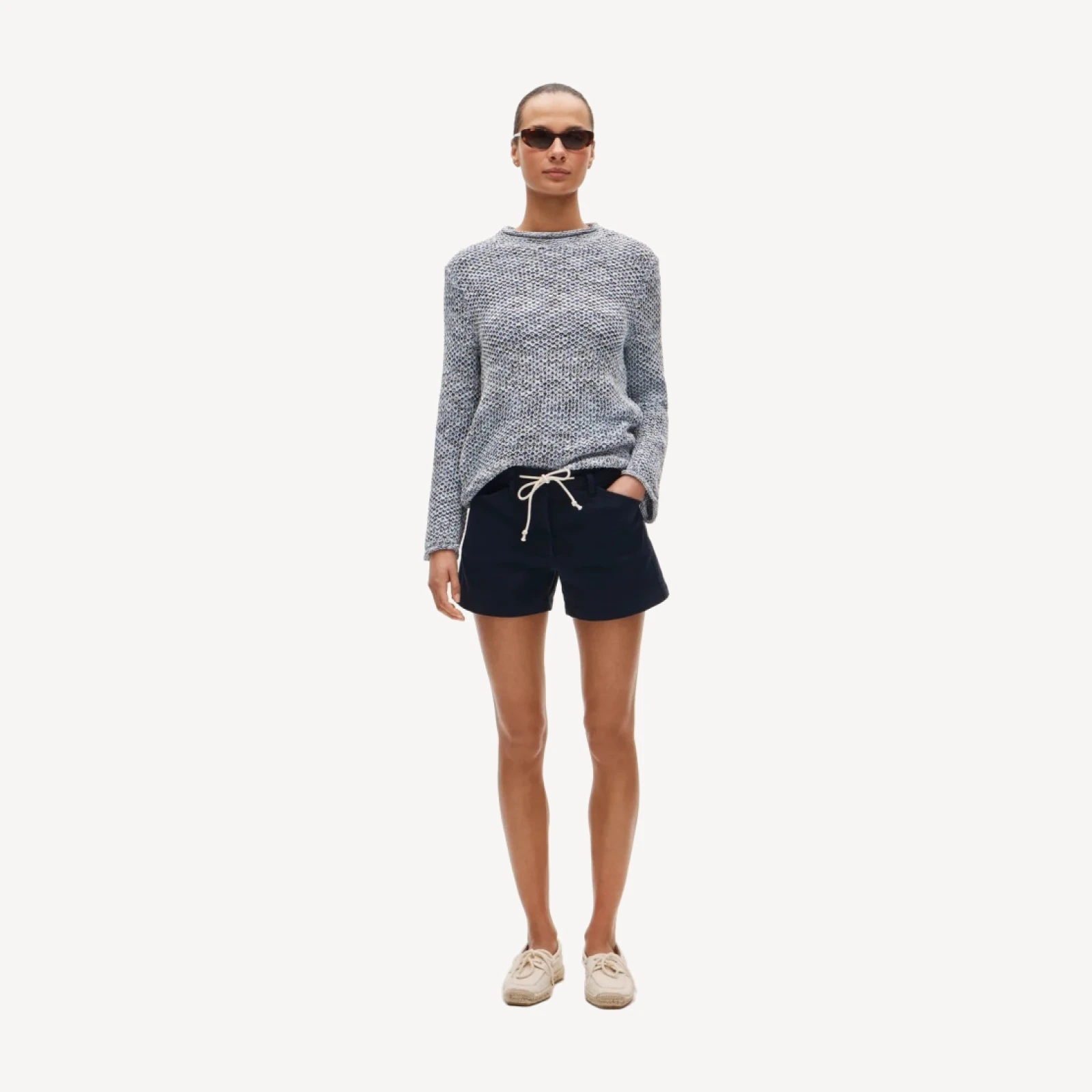 Space-dyed Rollneck™ sweater