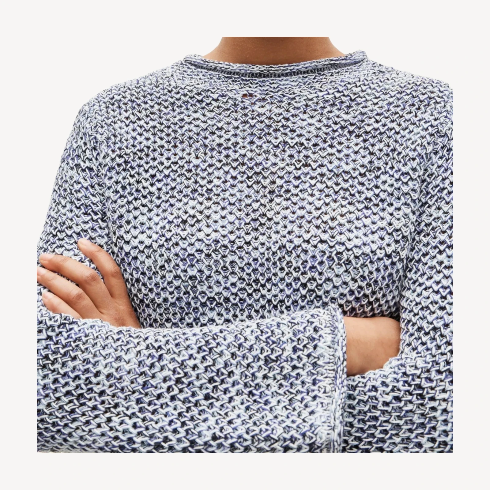 Space-dyed Rollneck™ sweater