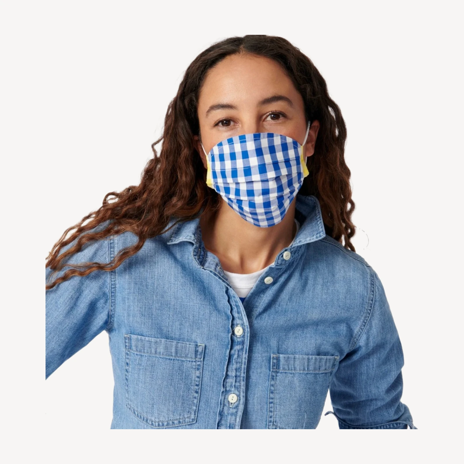 Pack-of-three nonmedical face masks in mixed prints