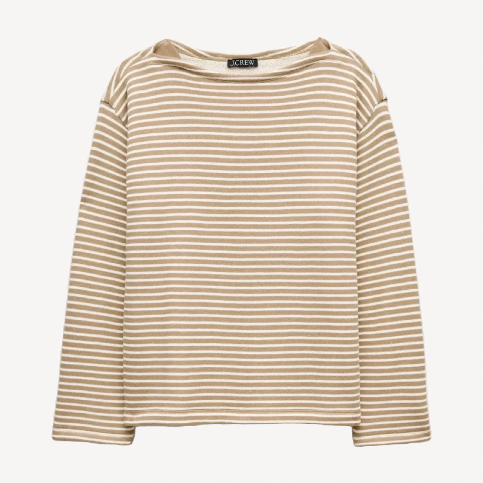 Heritage terry boatneck sweatshirt