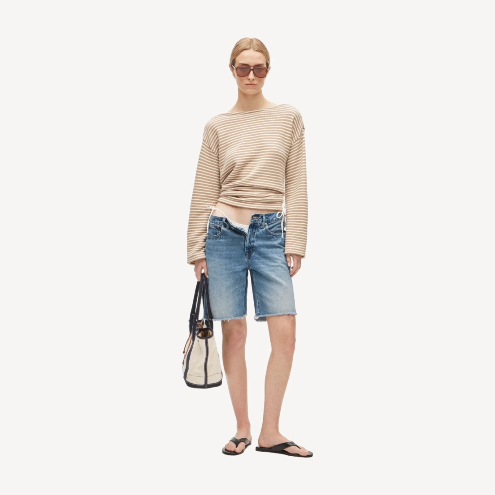 Heritage terry boatneck sweatshirt