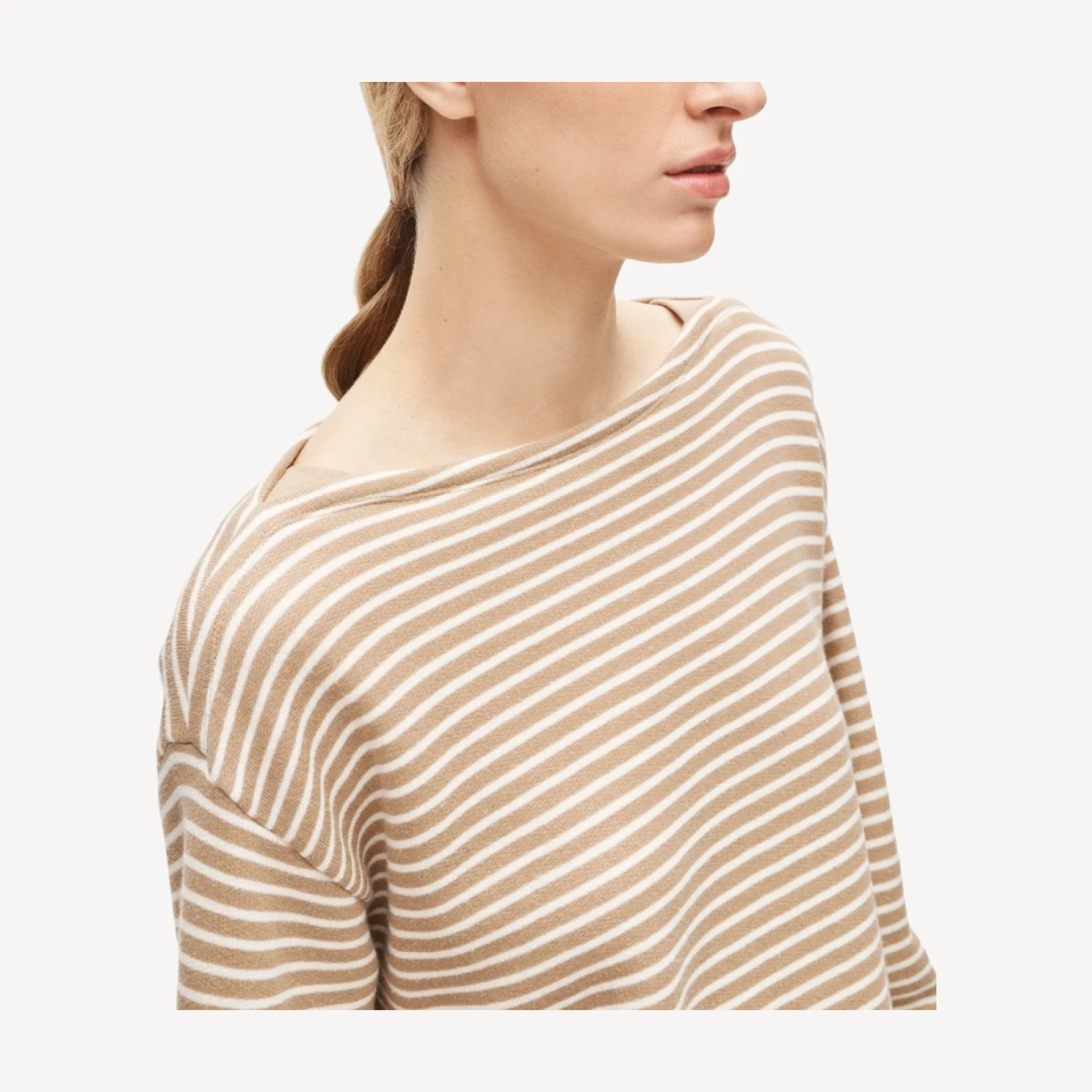 Heritage terry boatneck sweatshirt