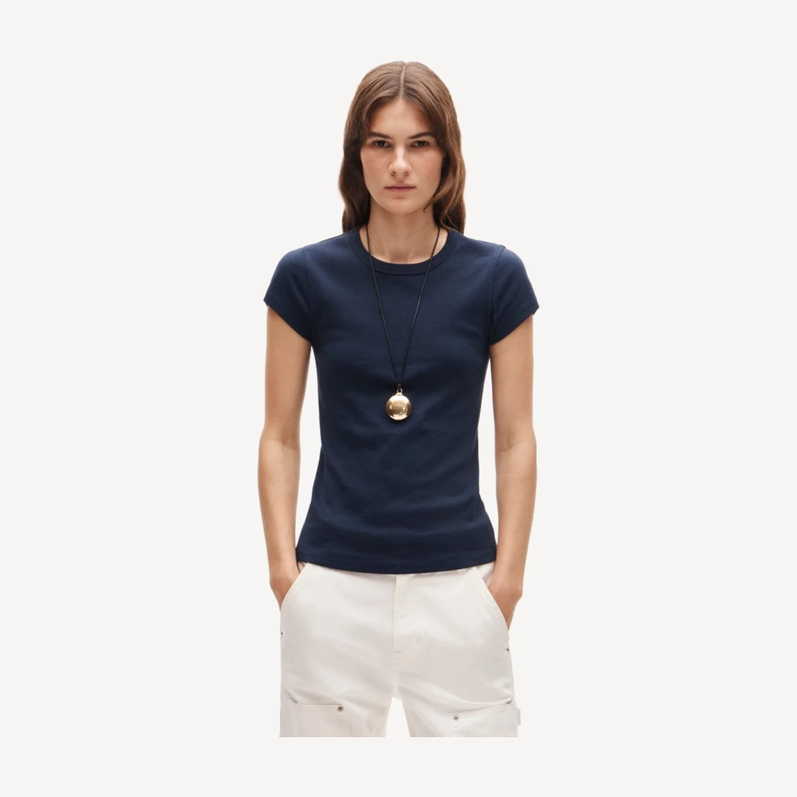 Perfect-fit crewneck T-shirt