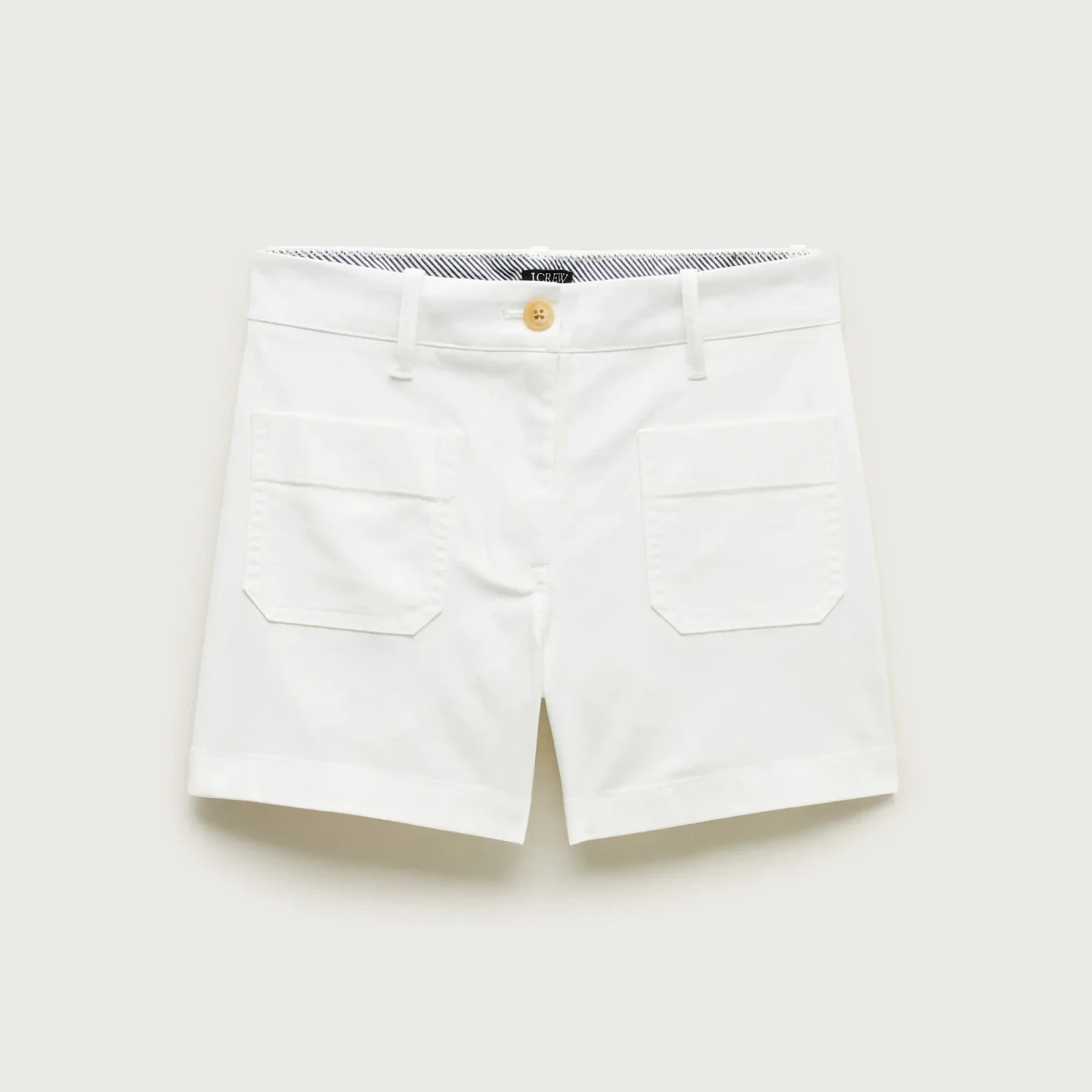 Patch-pocket chino short