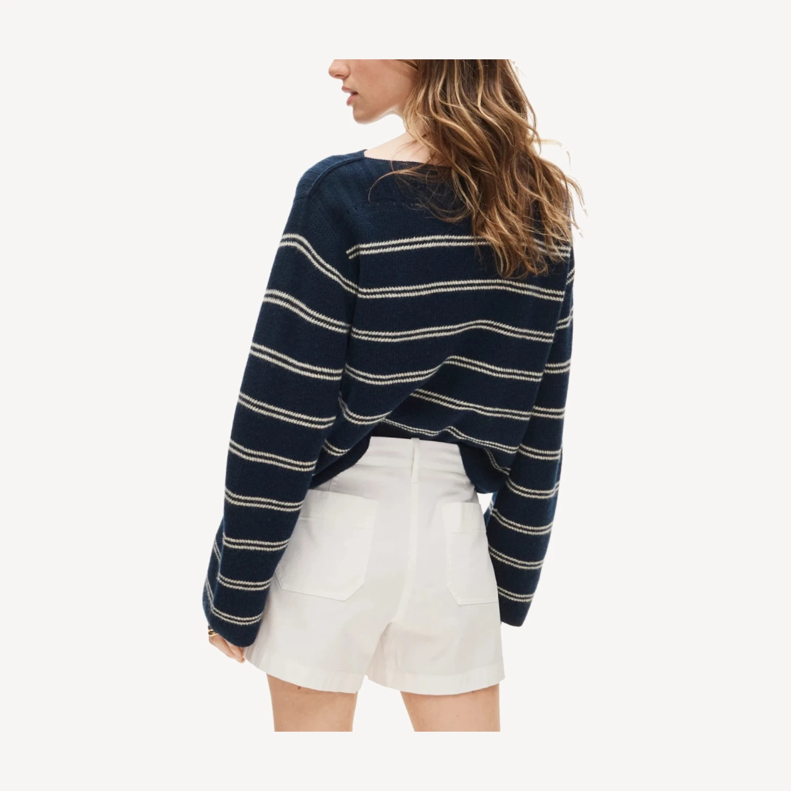 Patch-pocket chino short