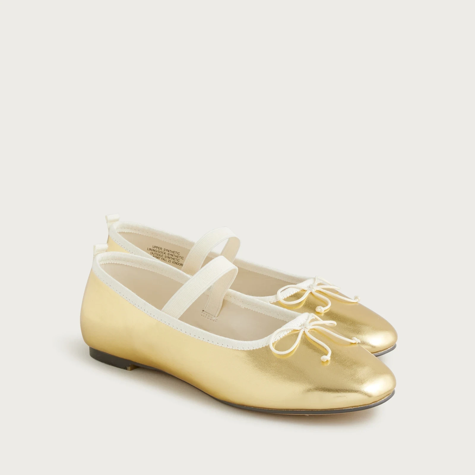 Girls' strappy ballet flats