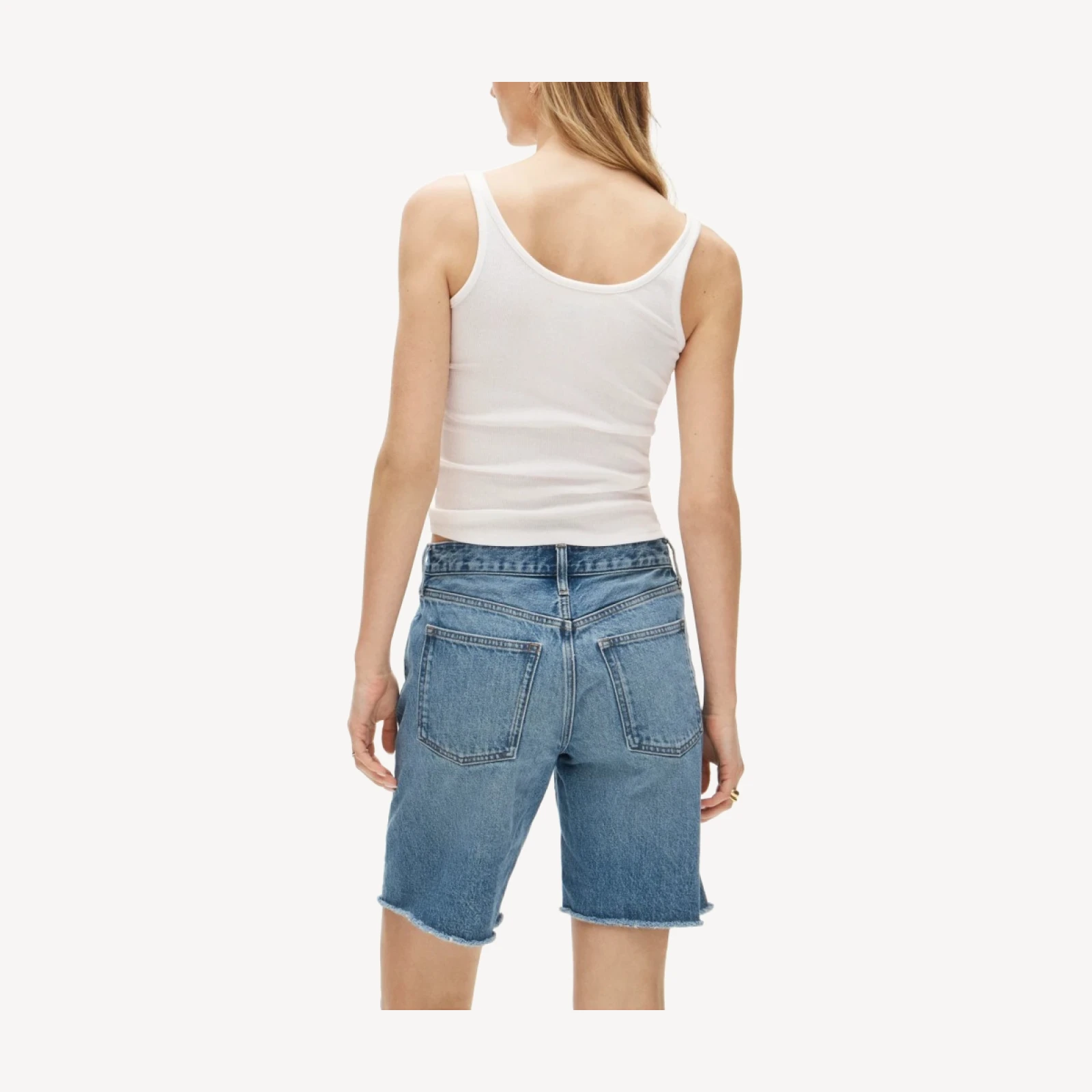 Denim bermuda short