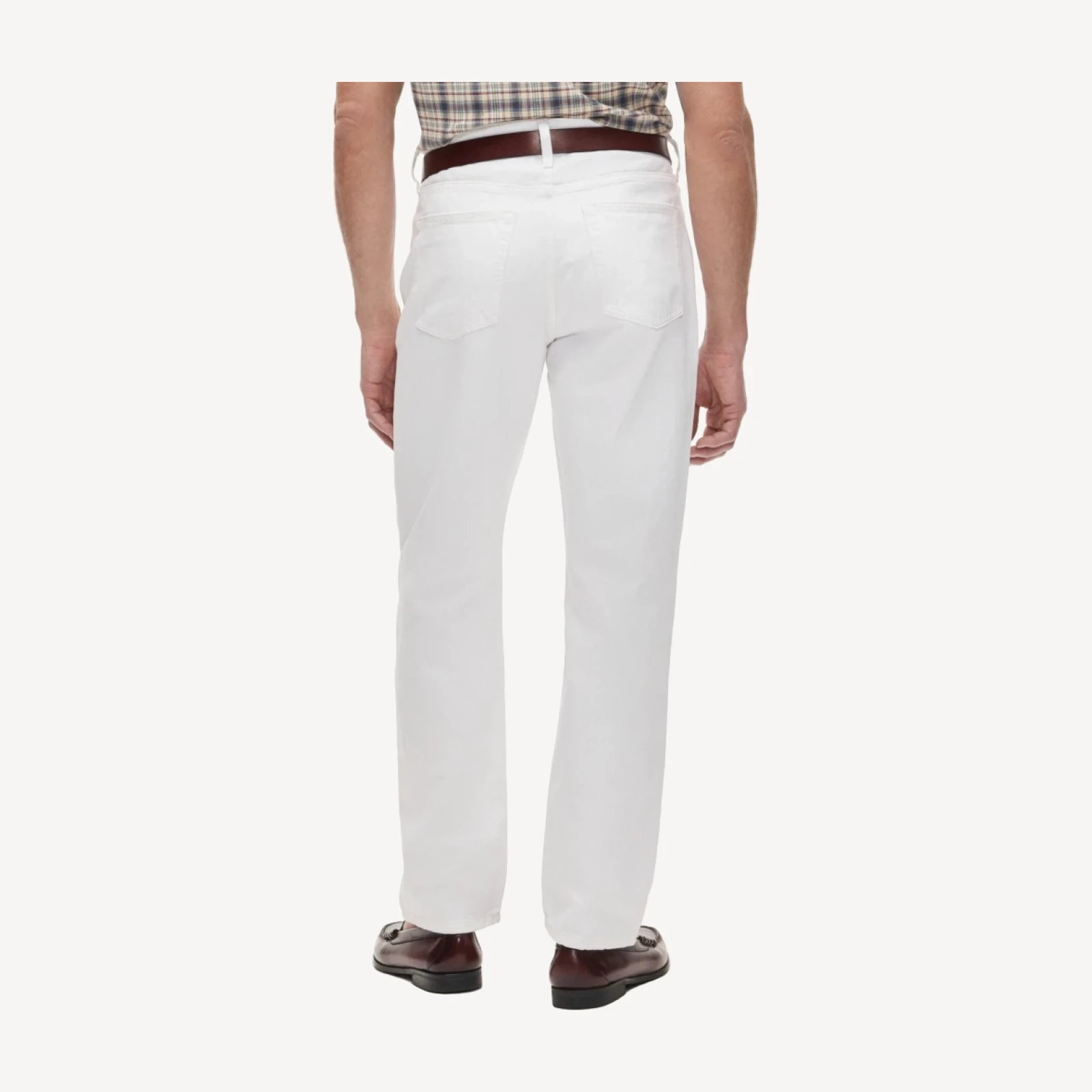 Classic Straight summerweight jean in cotton-linen blend
