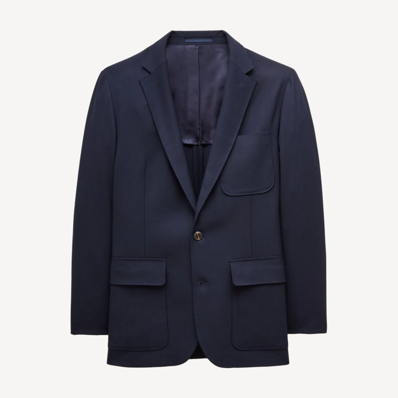 Blazer in Italian fresco wool