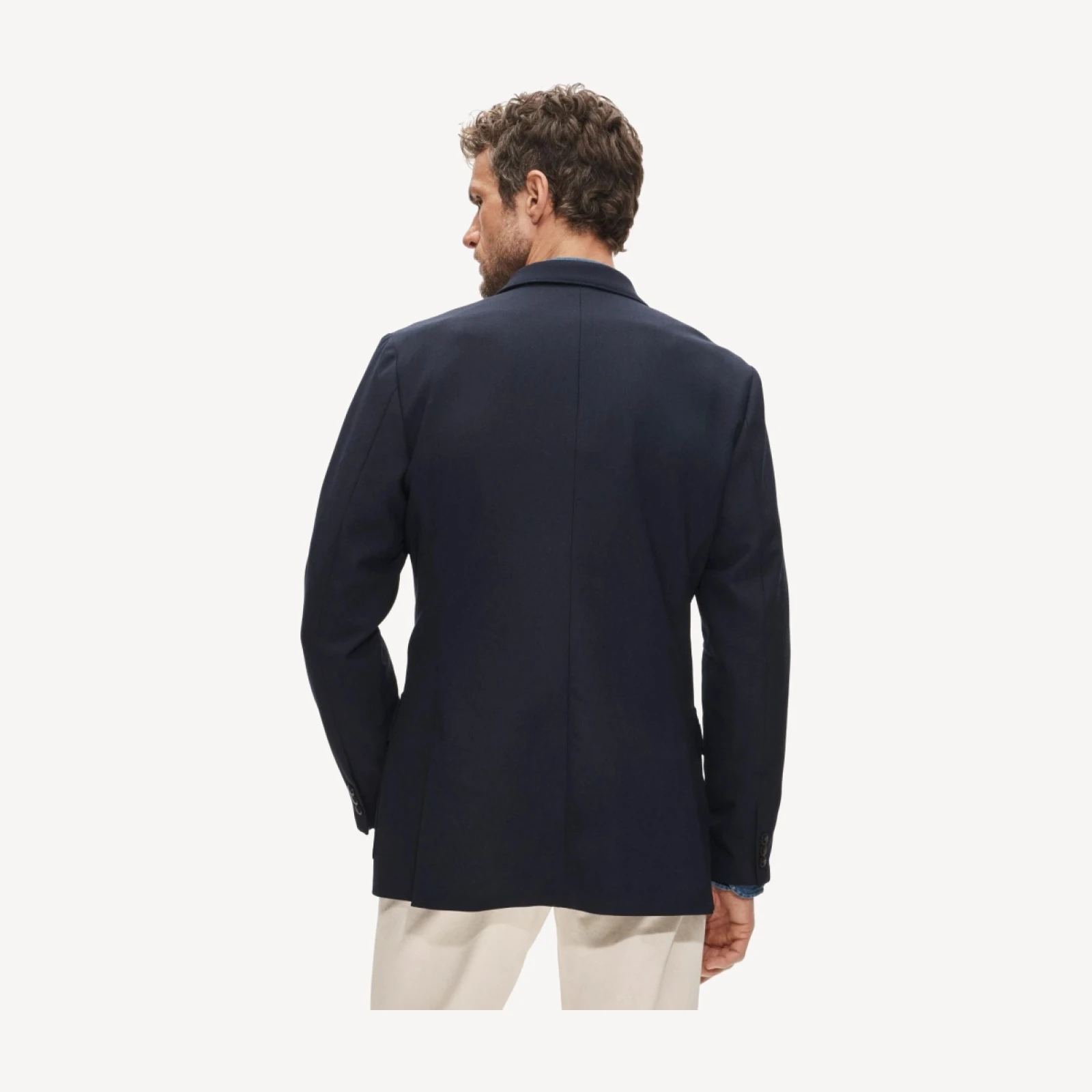 Blazer in Italian fresco wool