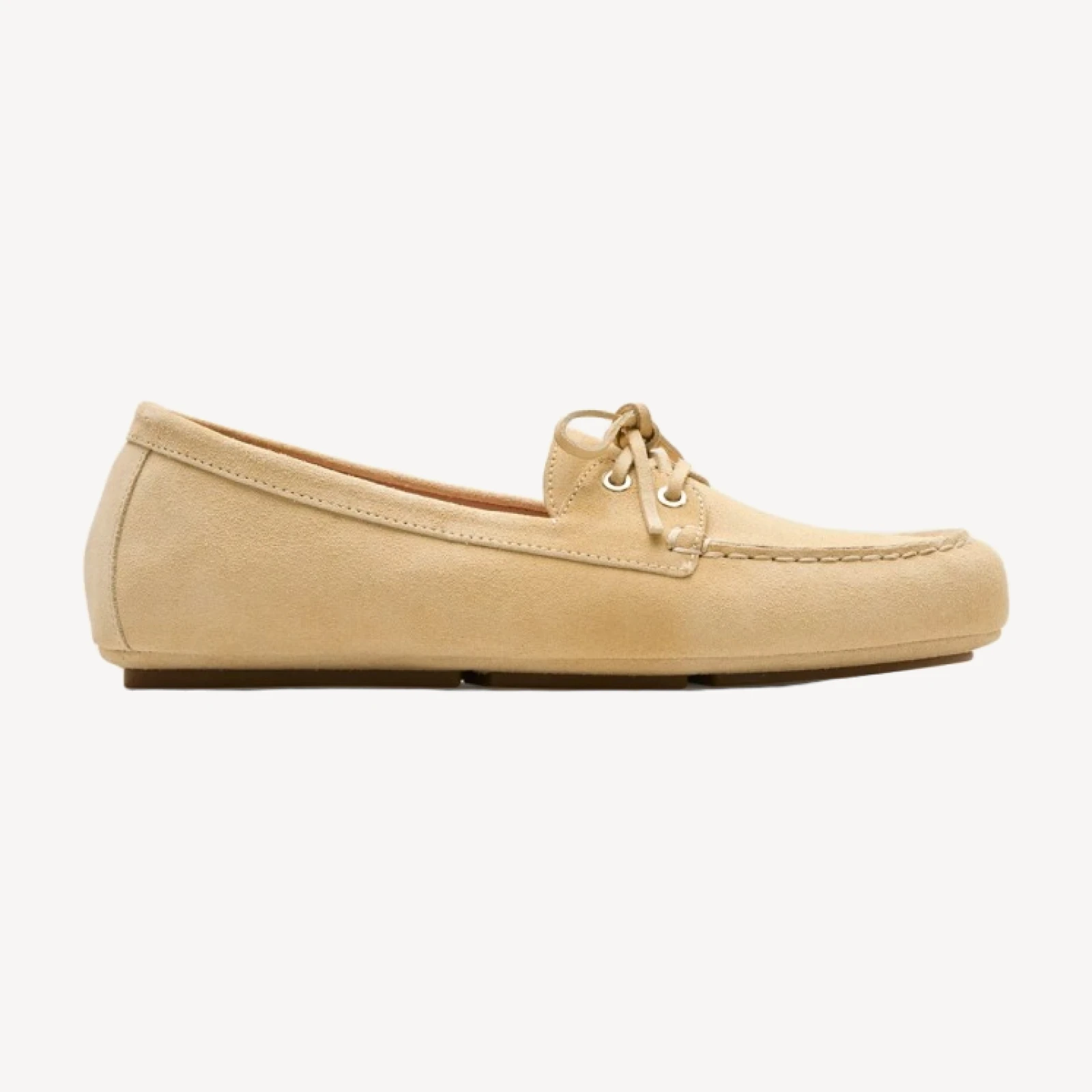 Driving loafers in suede with two sets of laces