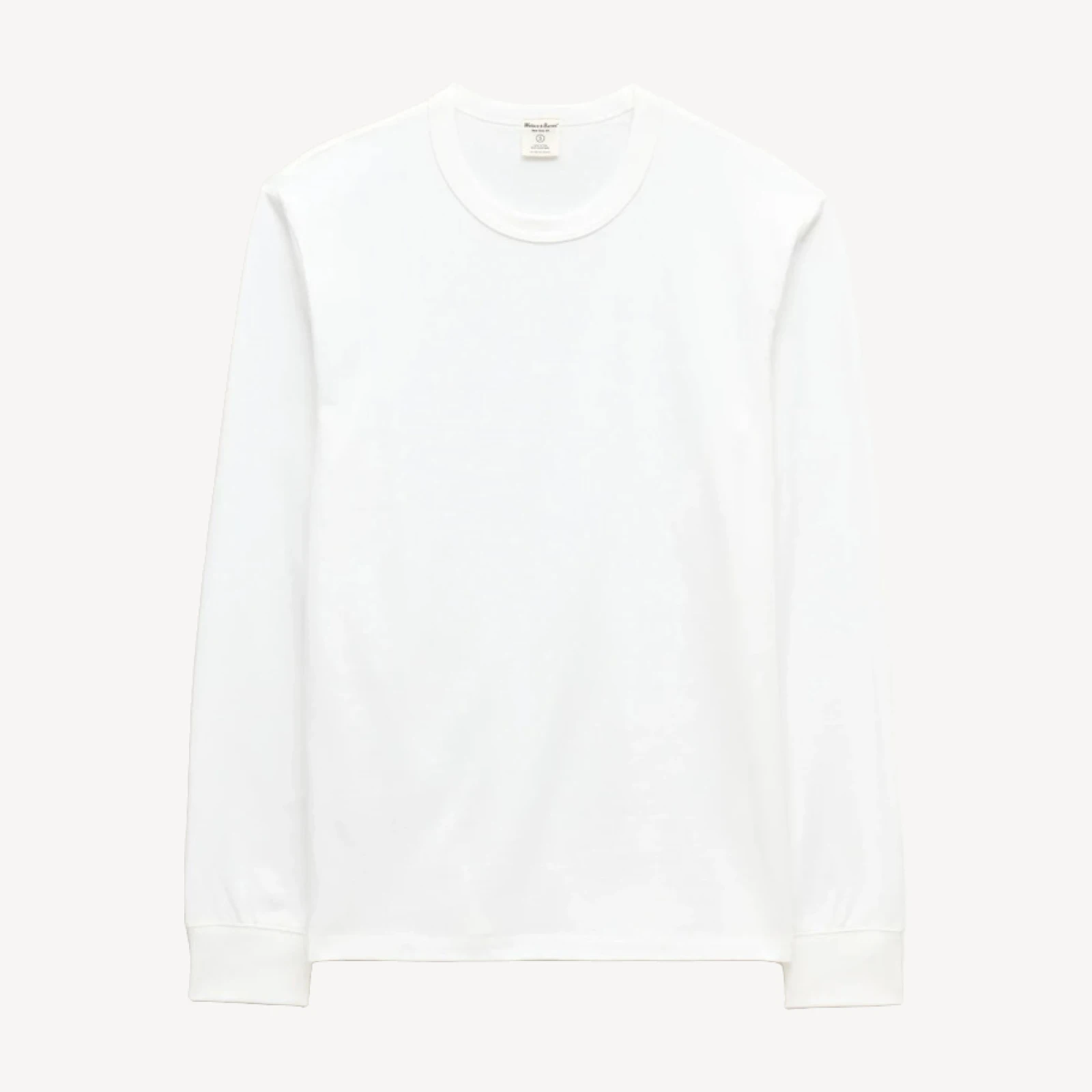 Wallace & Barnes heritage-weight cotton long-sleeve T-shirt