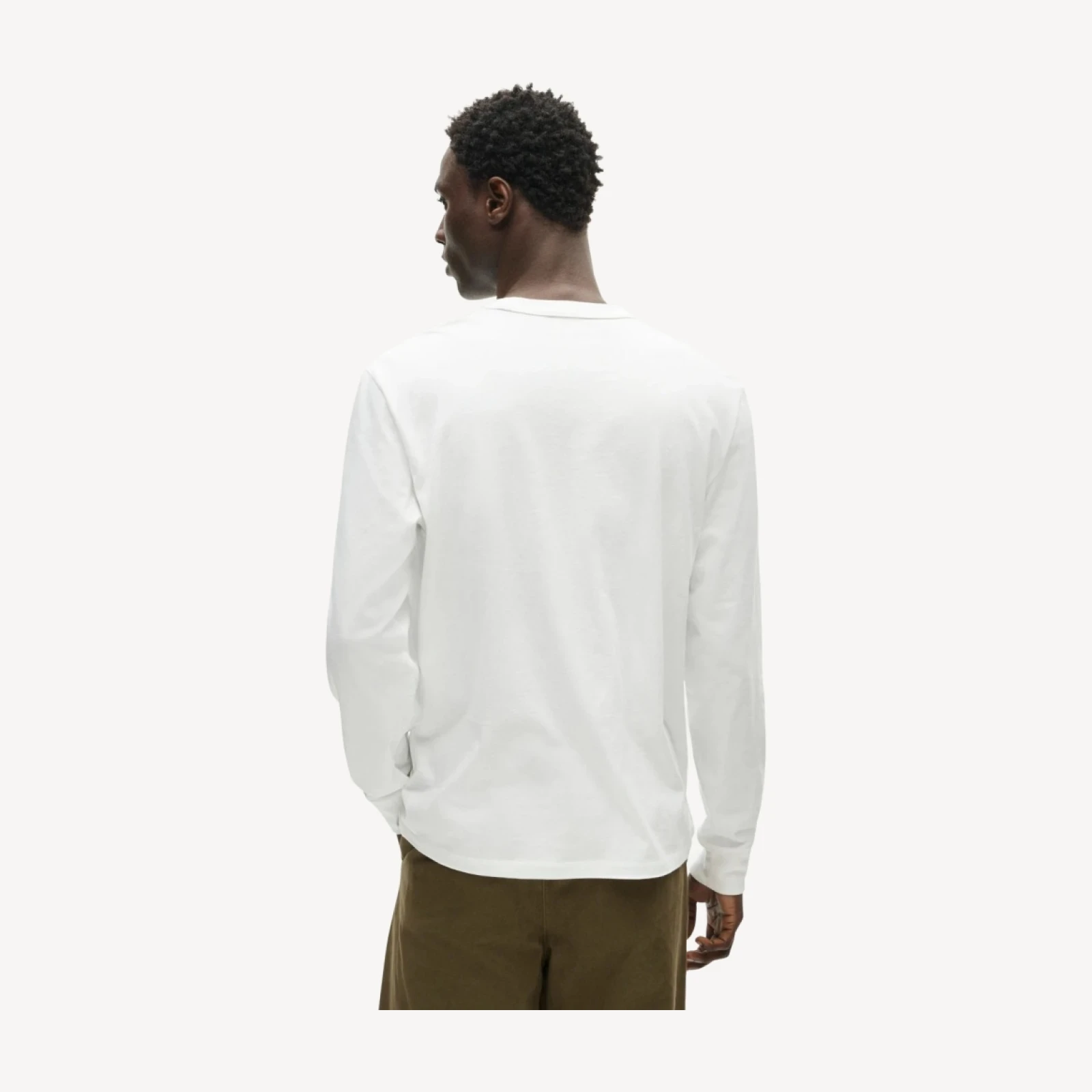 Wallace & Barnes heritage-weight cotton long-sleeve T-shirt