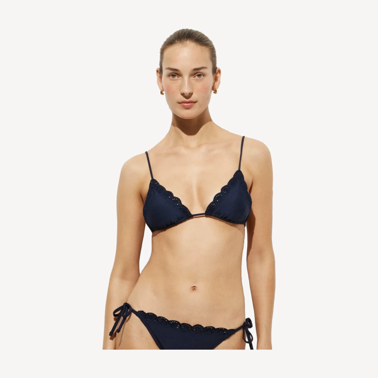 Perfect eyelet string bikini top in Classic Sculpt™