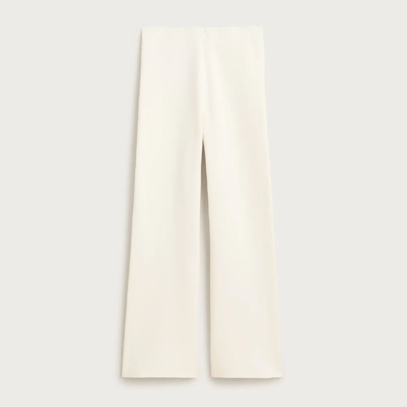 Slim-wide sweater pant