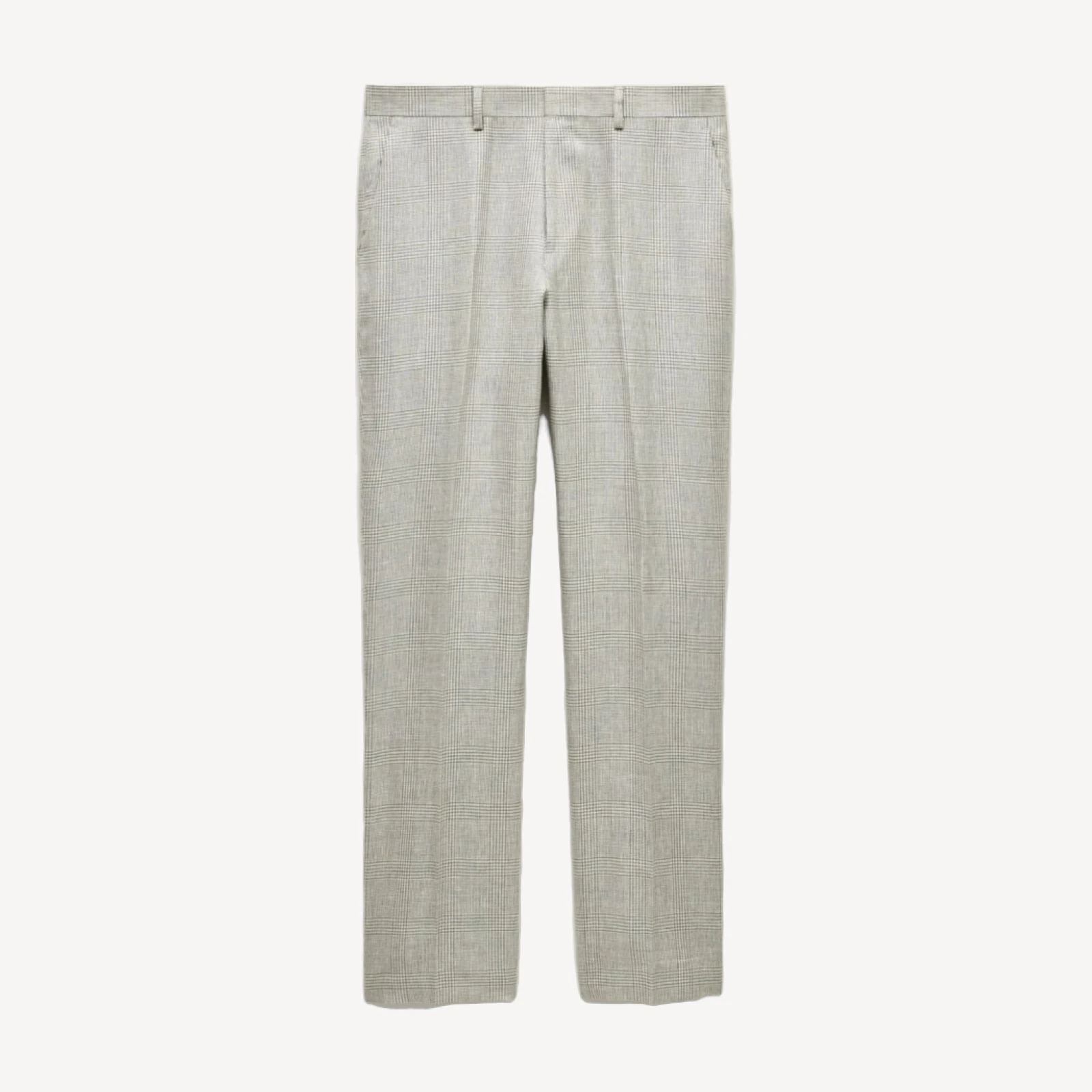 Crosby Classic-fit suit pant in English wool-linen blend