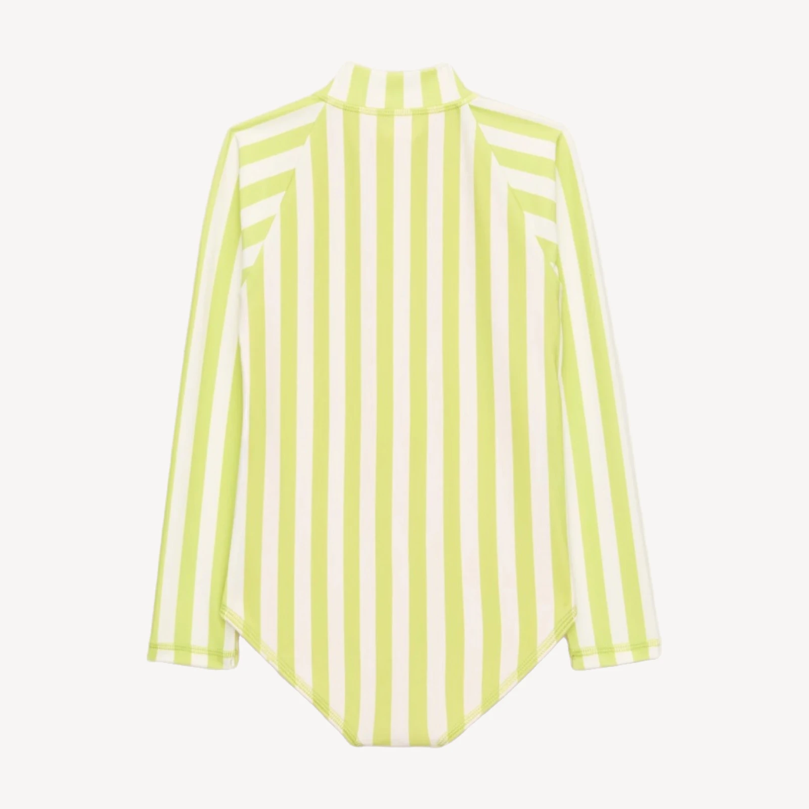 Girls' zip-up rash guard one-piece swimsuit