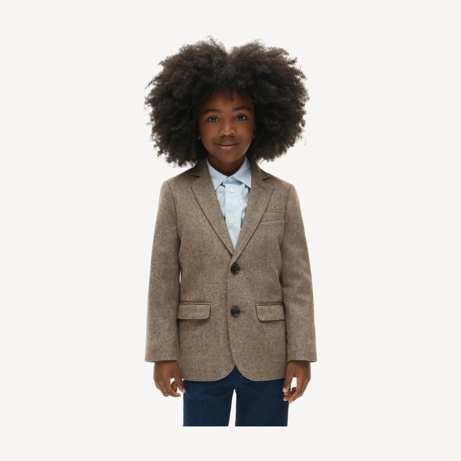 Boys' Ludlow suit jacket in donegal wool blend