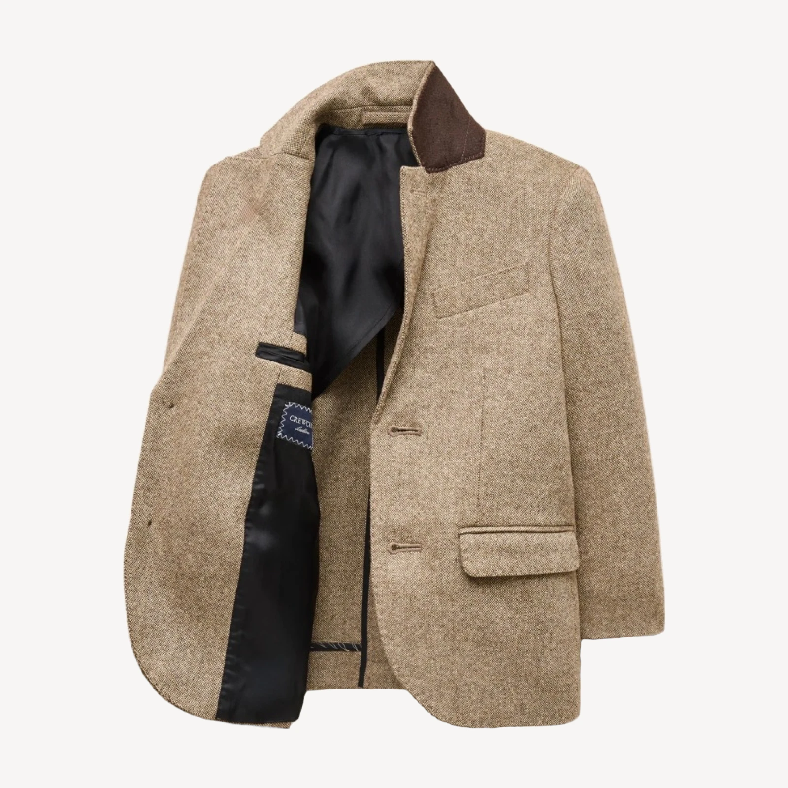 Boys' Ludlow suit jacket in donegal wool blend