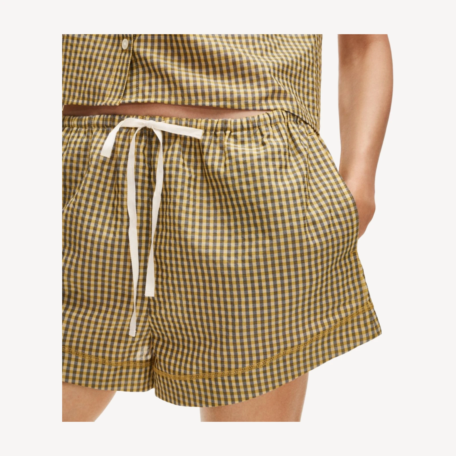 Cruise short in seersucker