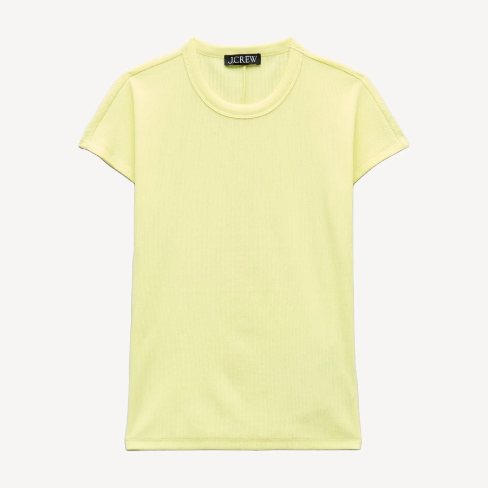 Perfect rib dolman-sleeve T-shirt