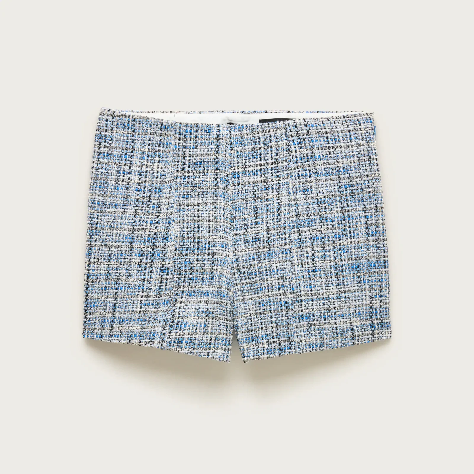 Tap short in textured Italian tweed