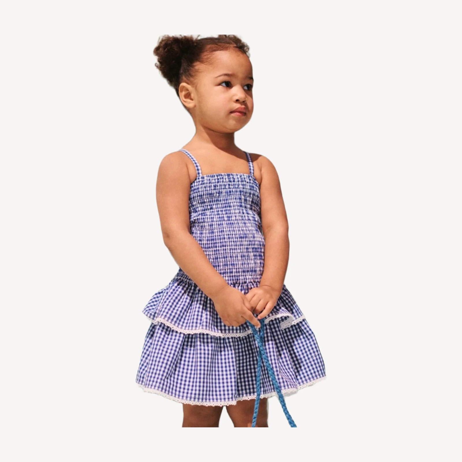 Girls' cupcake dress in cotton poplin