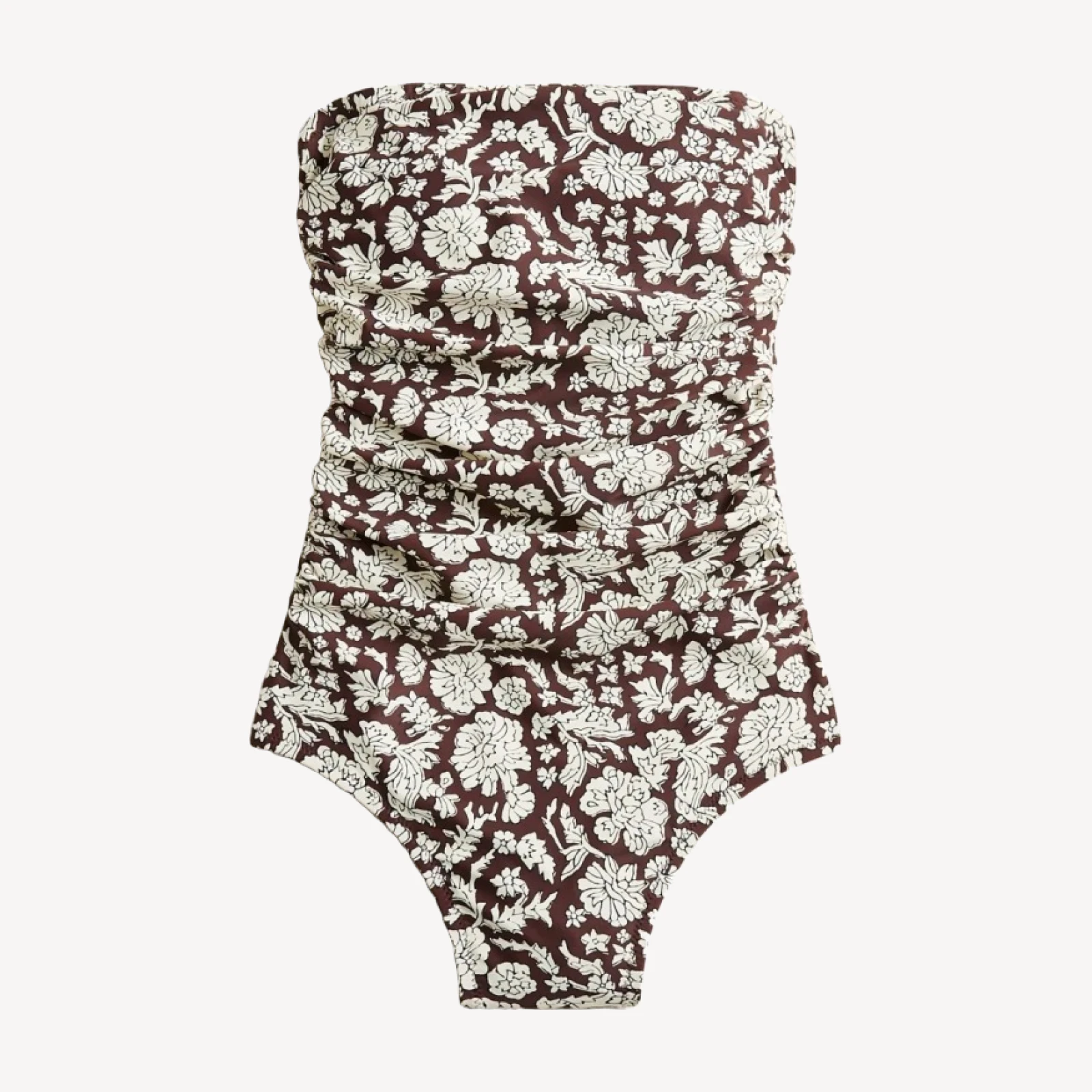 SZ Blockprints™ X J.Crew Gemma ruched bandeau one-piece
