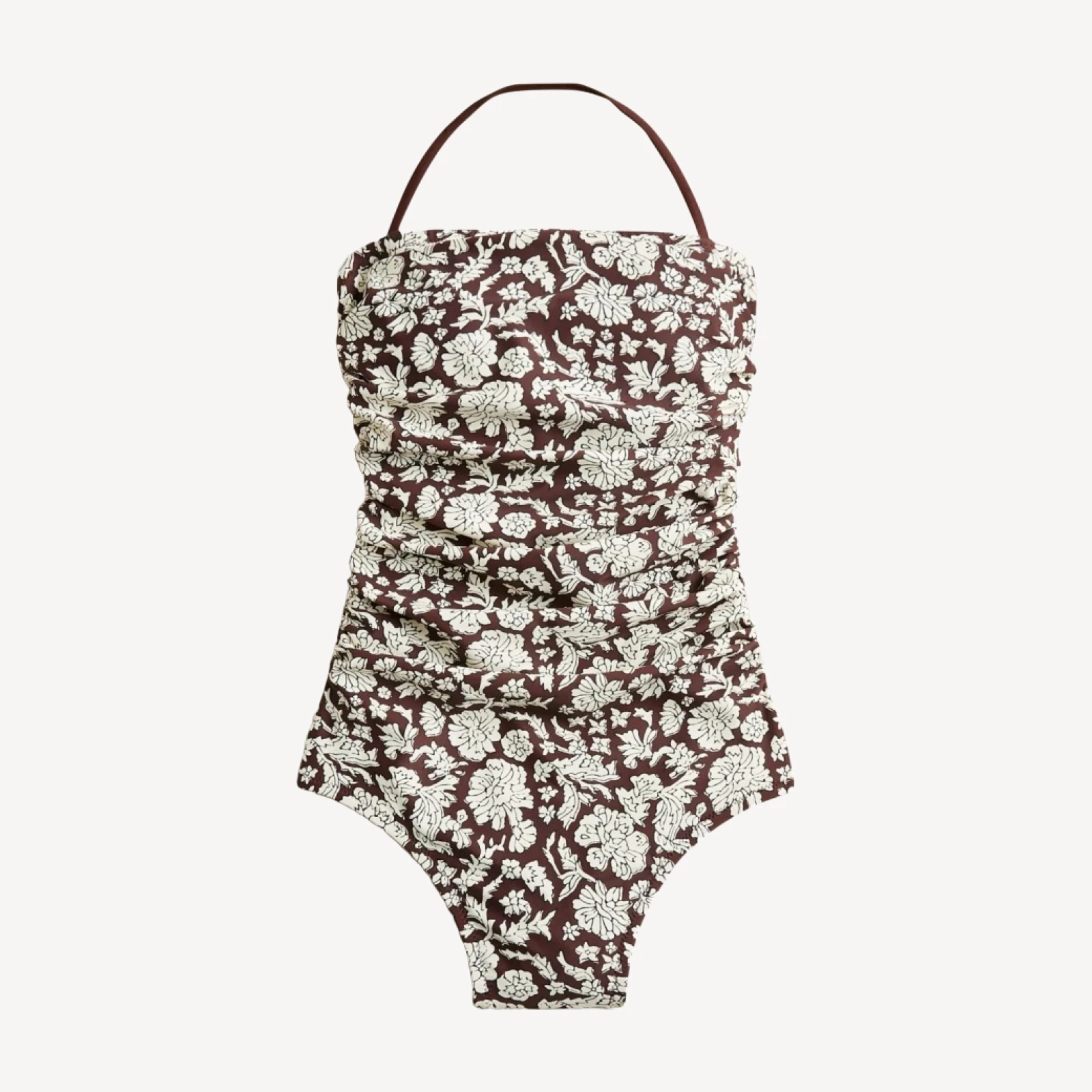 SZ Blockprints™ X J.Crew Gemma ruched bandeau one-piece