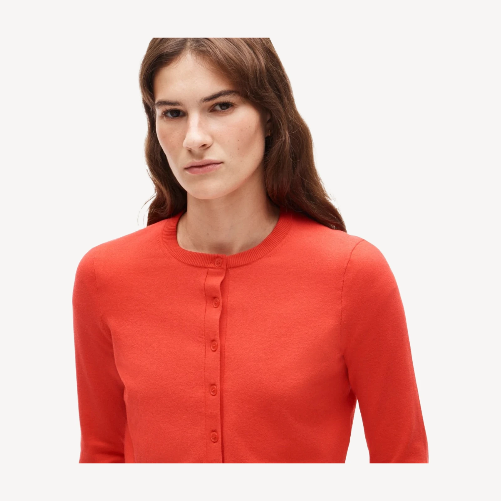 Jackie cardigan in premium ultrafine cotton