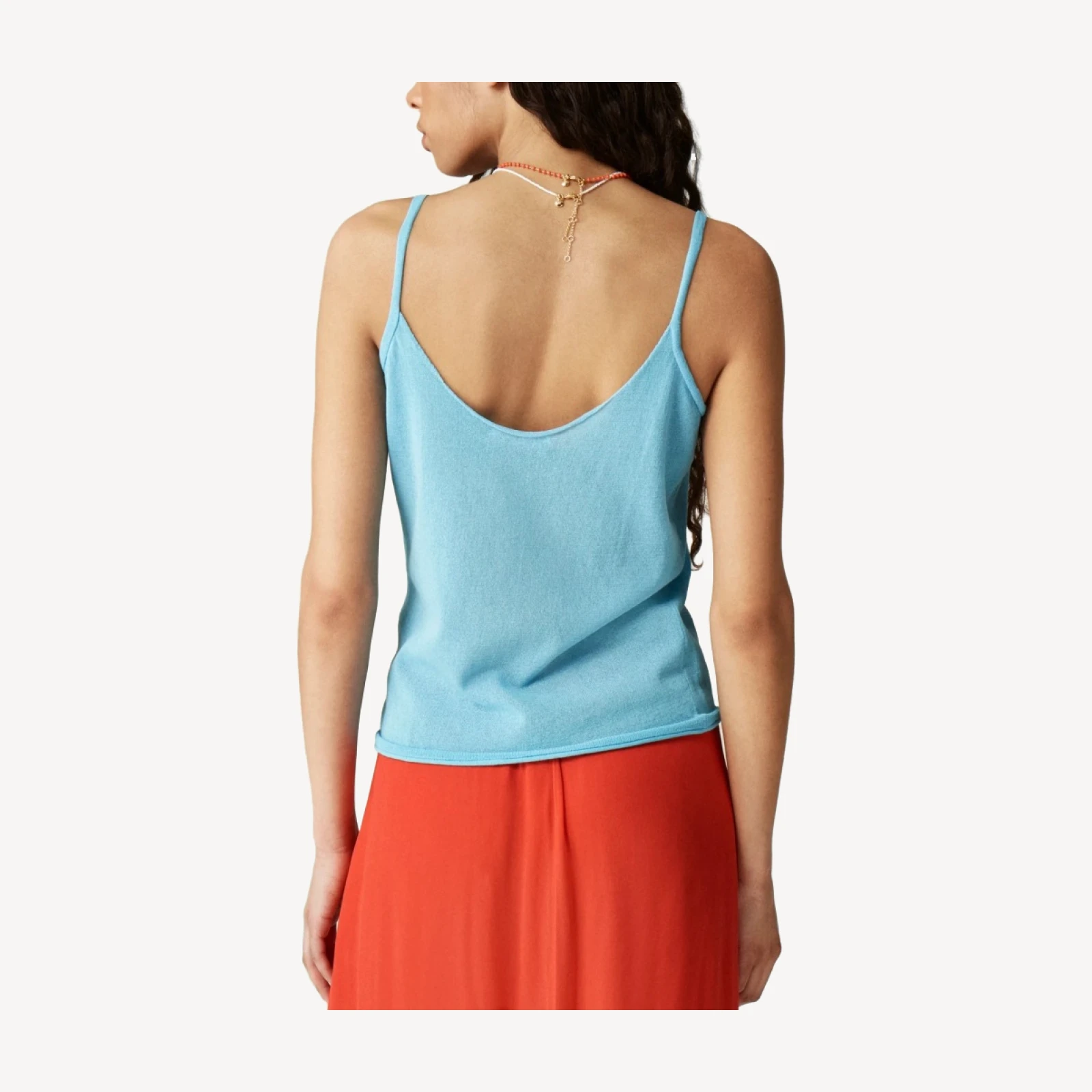 Cotton gauze tank top