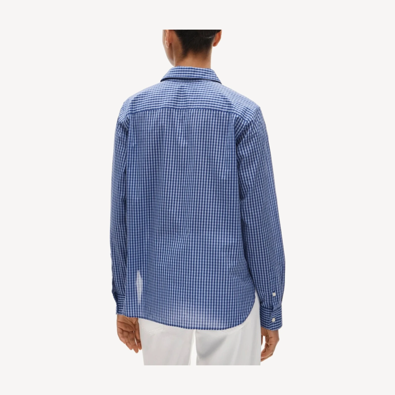 Jules classic-fit shirt in gingham sateen
