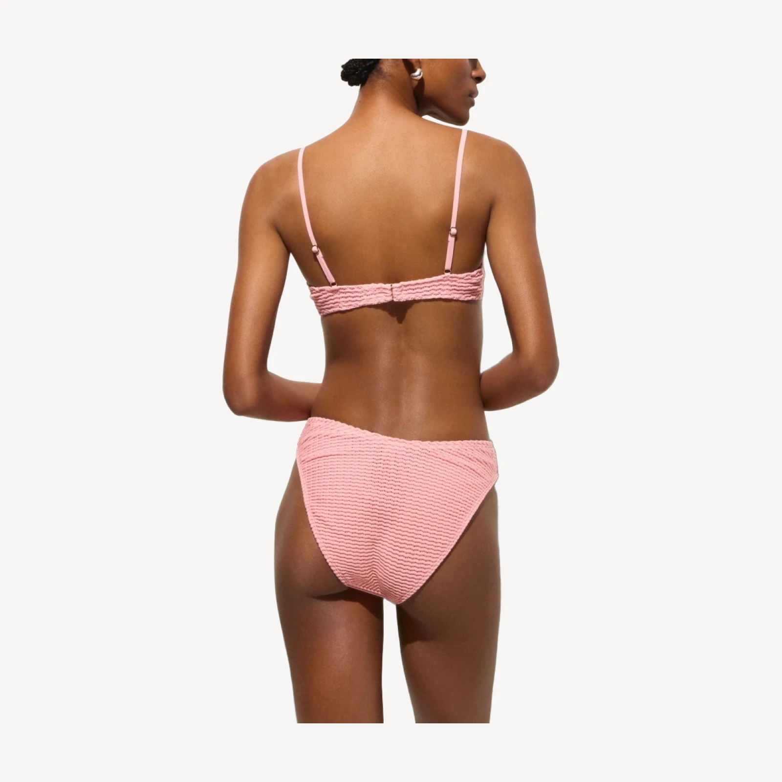 Crochet balconette underwire bikini top